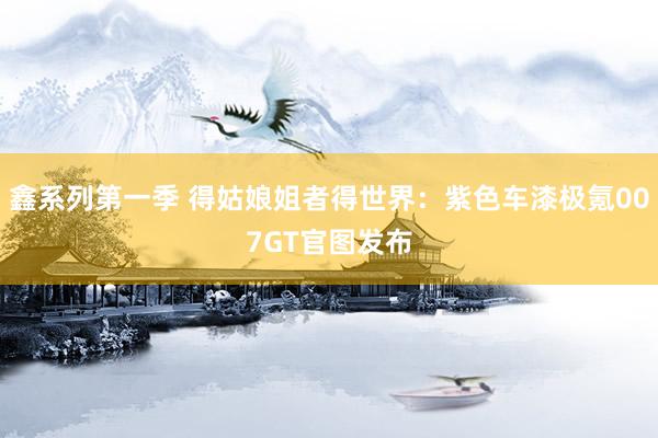 鑫系列第一季 得姑娘姐者得世界：紫色车漆极氪007GT官图发布