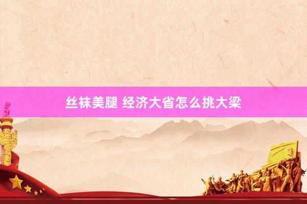 丝袜美腿 经济大省怎么挑大梁