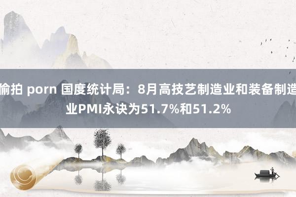 偷拍 porn 国度统计局：8月高技艺制造业和装备制造业PM